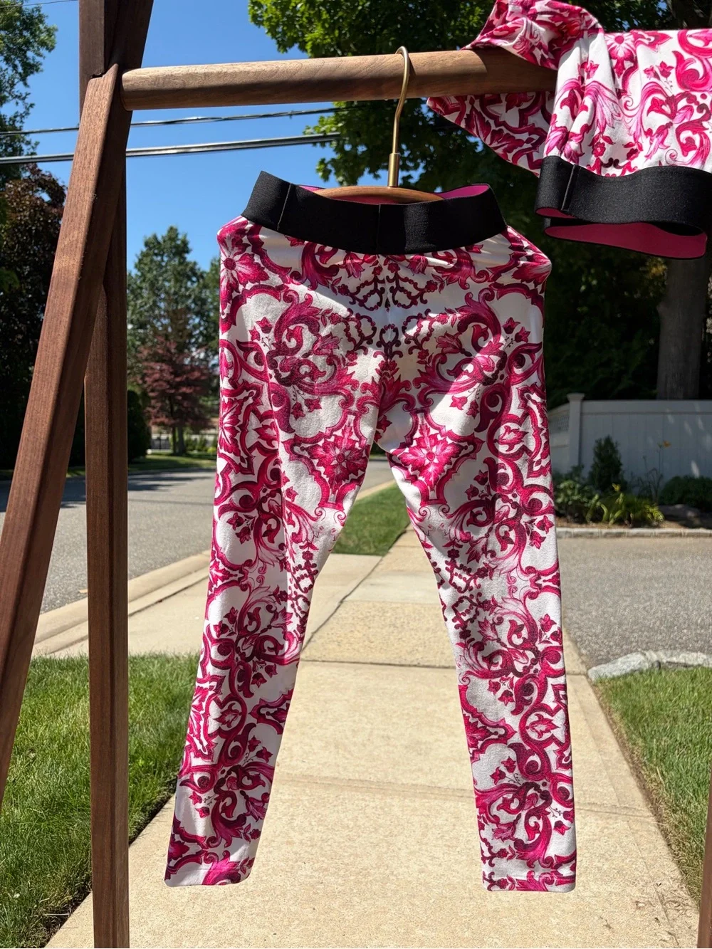 Dolce & Gabbana Majolica Print 7-8Y Two-Piece Set